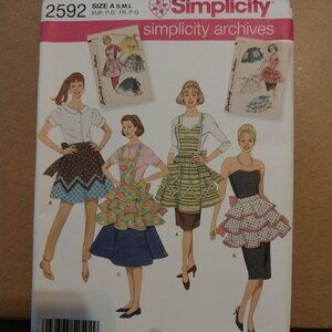 SEWING PATTERN NEW Uncut Simplicity 2592